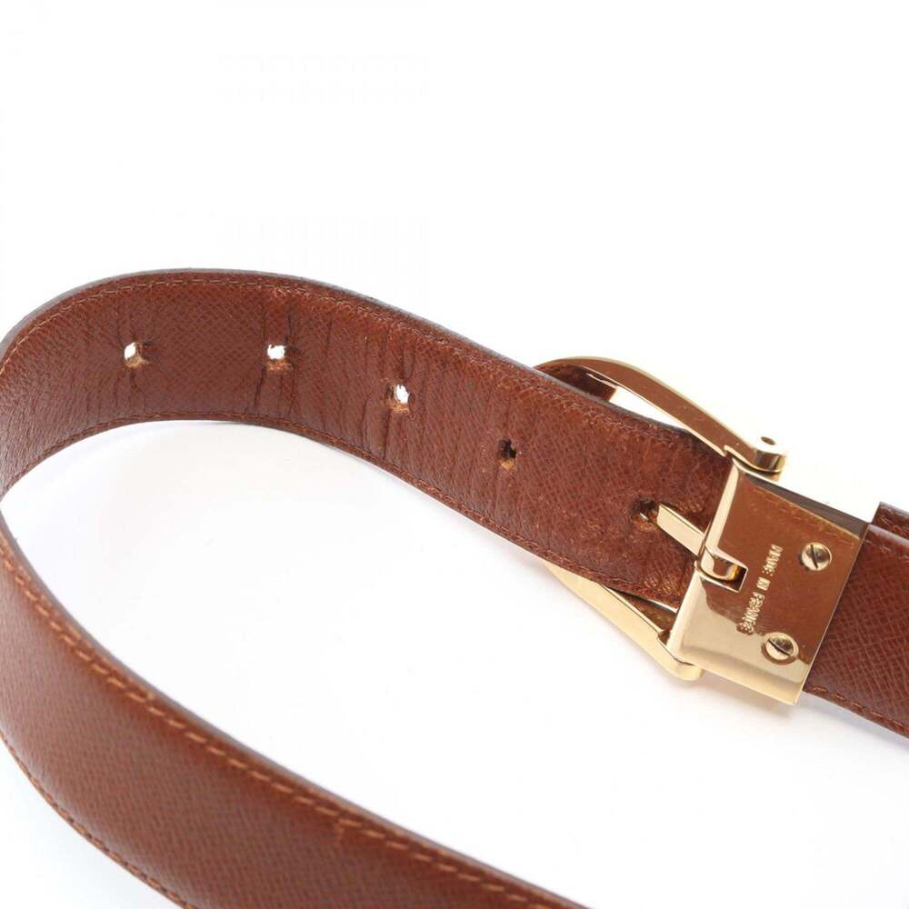 LOUIS VUITTON Authentic Brown Monogram Leather Fanny Pack - Picture 7 of 8